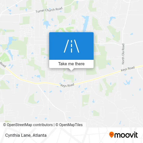 Cynthia Lane map