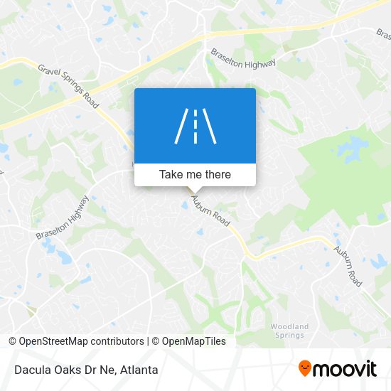 Mapa de Dacula Oaks Dr Ne