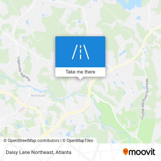 Mapa de Daisy Lane Northeast