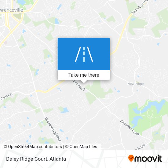 Mapa de Daley Ridge Court