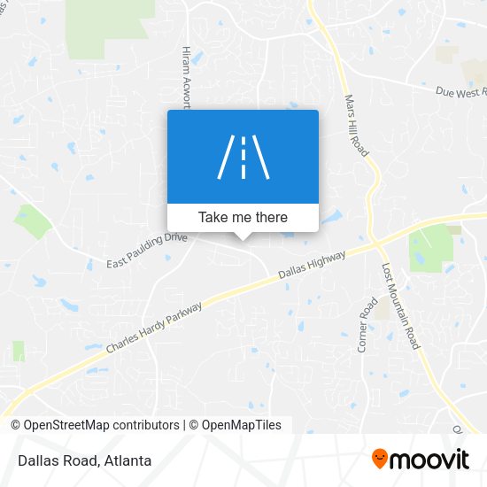 Mapa de Dallas Road