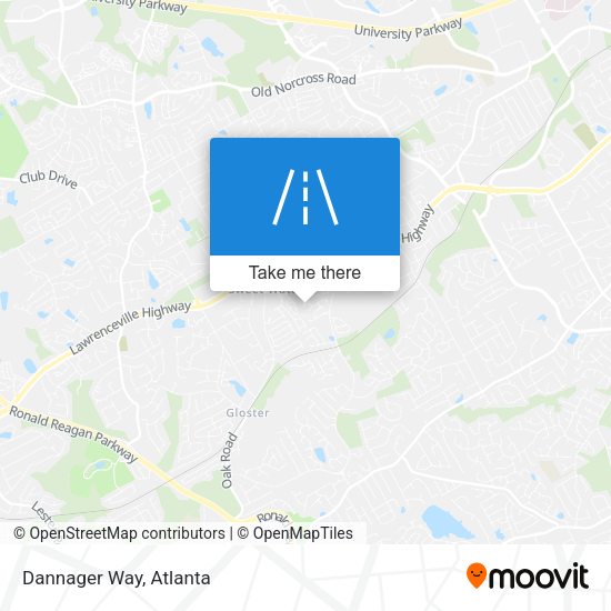 Mapa de Dannager Way