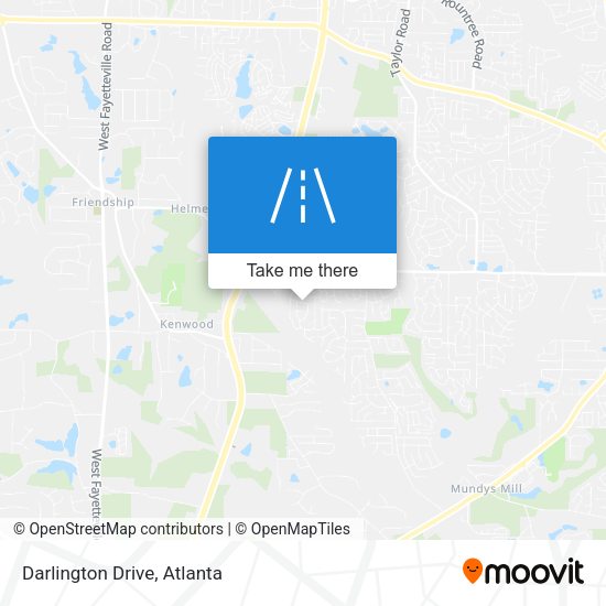 Mapa de Darlington Drive