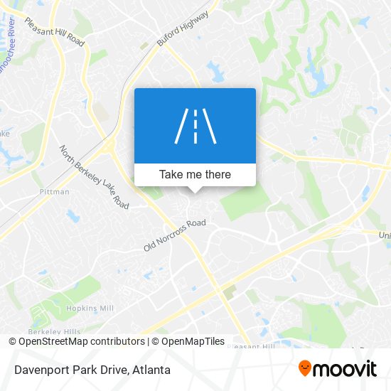 Davenport Park Drive map