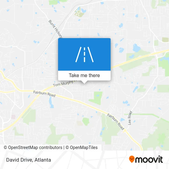 David Drive map