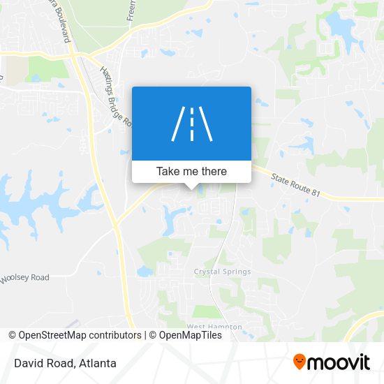 Mapa de David Road