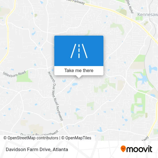 Davidson Farm Drive map