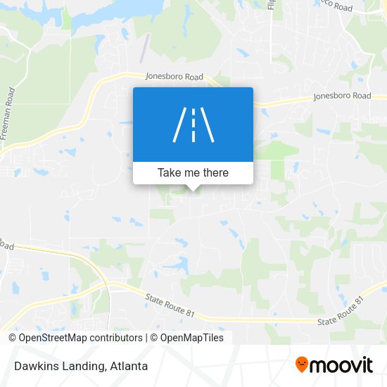 Mapa de Dawkins Landing