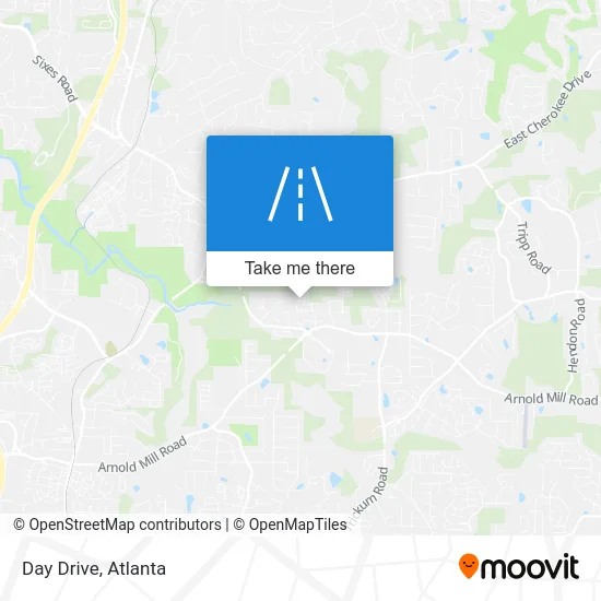 Day Drive map