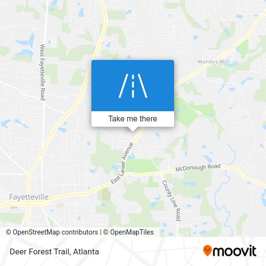 Mapa de Deer Forest Trail