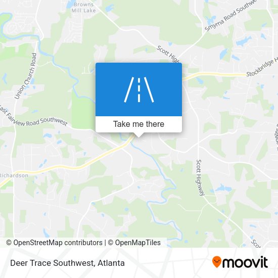 Mapa de Deer Trace Southwest
