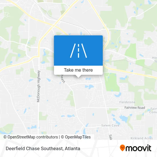 Deerfield Chase Southeast map