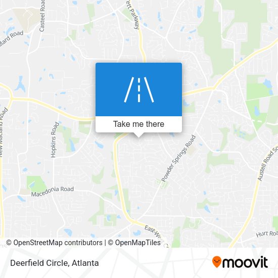 Deerfield Circle map