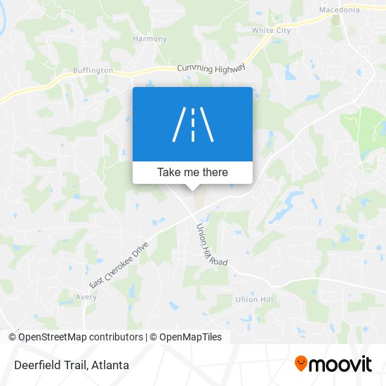 Deerfield Trail map