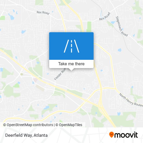 Deerfield Way map