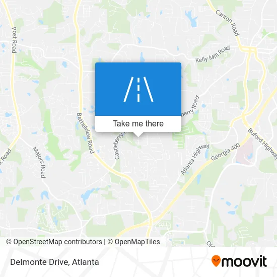 Delmonte Drive map