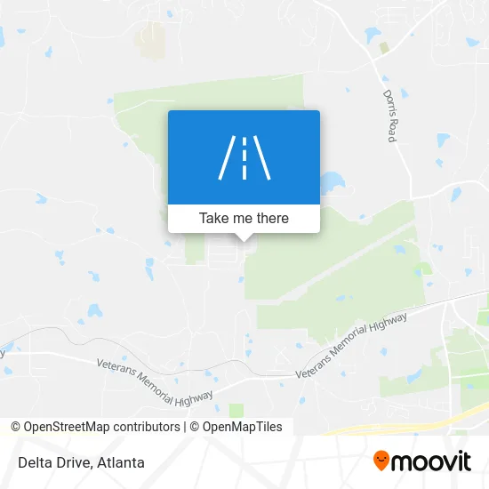 Delta Drive map