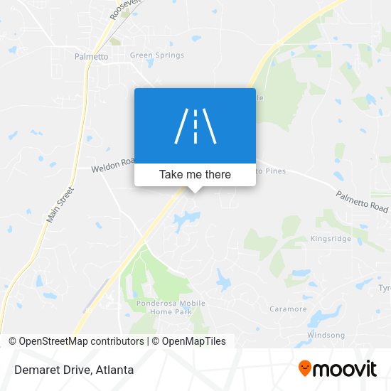 Mapa de Demaret Drive