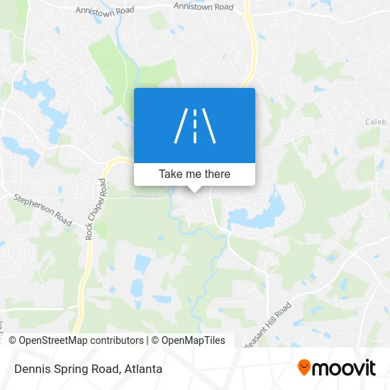 Dennis Spring Road map