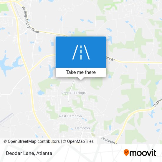 Mapa de Deodar Lane