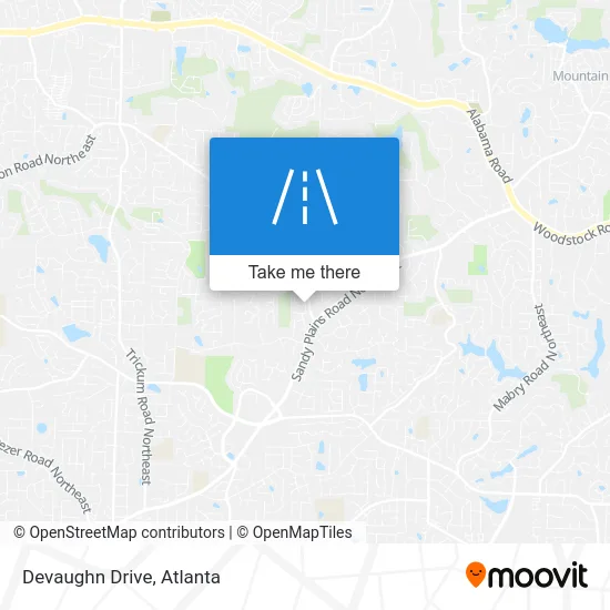 Devaughn Drive map