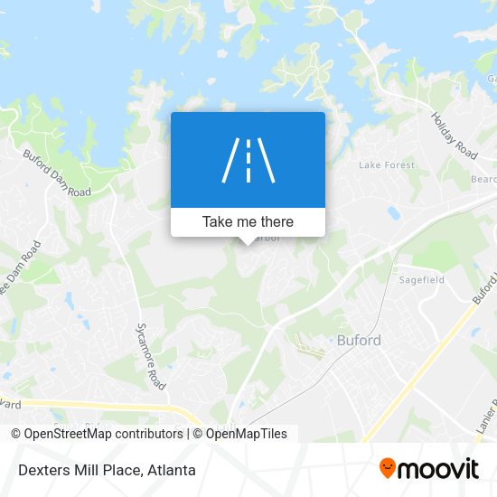 Mapa de Dexters Mill Place