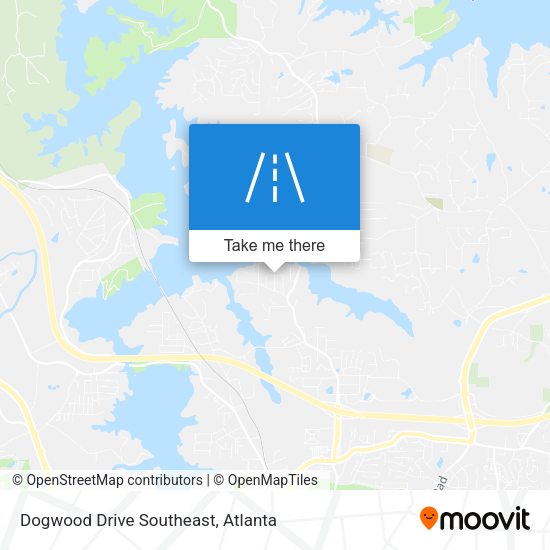 Dogwood Drive Southeast map