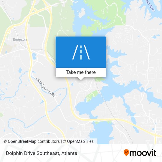 Mapa de Dolphin Drive Southeast