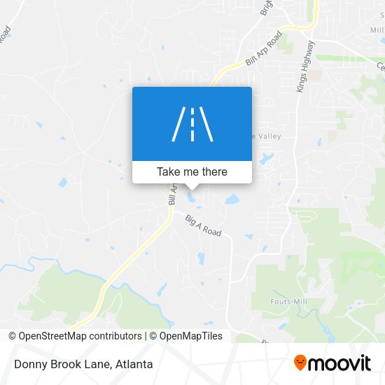 Donny Brook Lane map