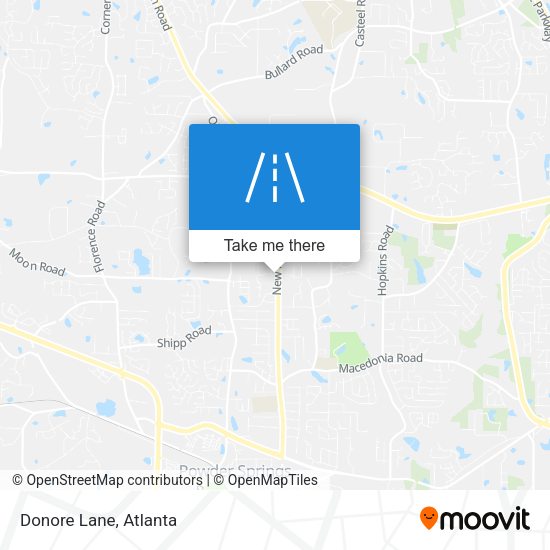 Mapa de Donore Lane