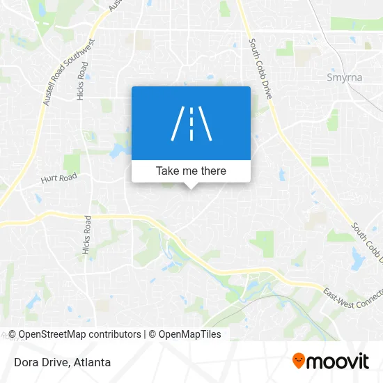 Dora Drive map