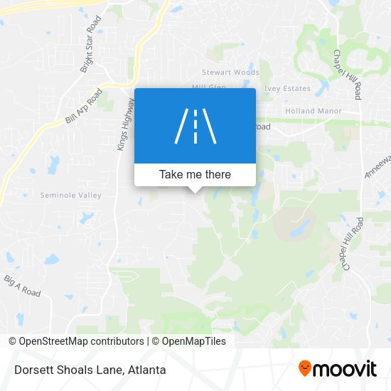 Mapa de Dorsett Shoals Lane