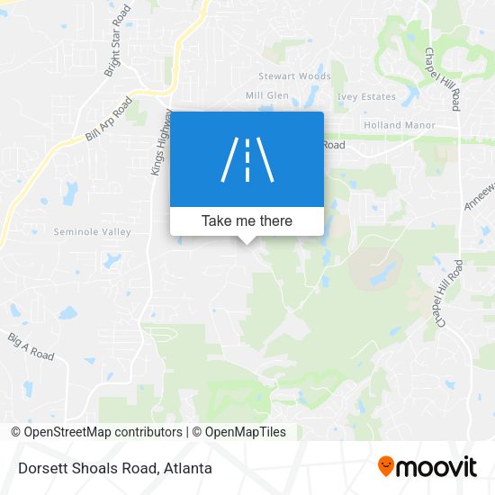 Mapa de Dorsett Shoals Road