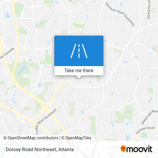 Mapa de Dorsey Road Northeast