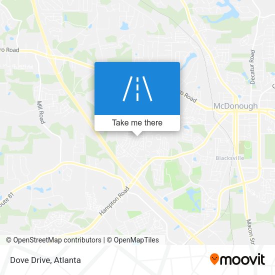 Mapa de Dove Drive