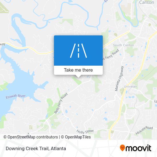Mapa de Downing Creek Trail
