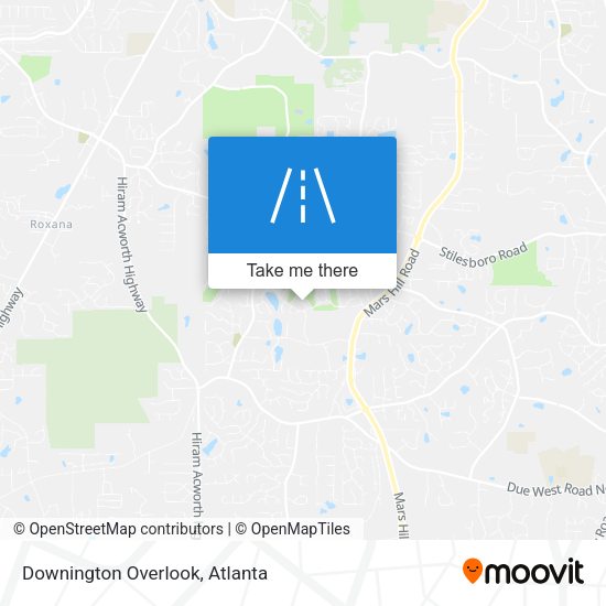 Downington Overlook map