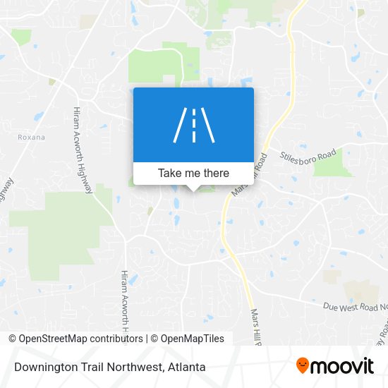 Mapa de Downington Trail Northwest