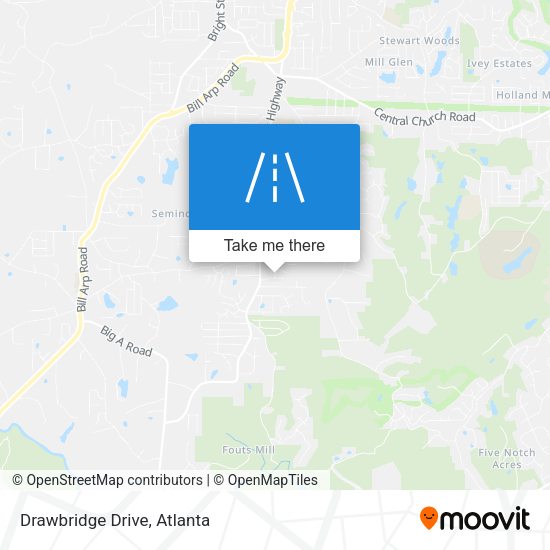 Mapa de Drawbridge Drive