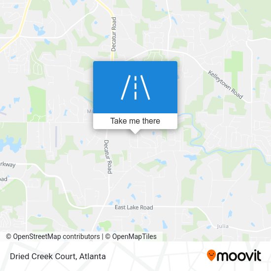 Mapa de Dried Creek Court