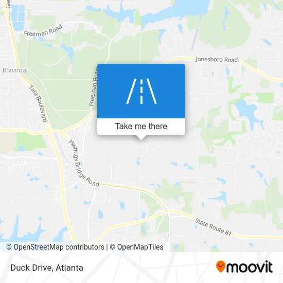 Duck Drive map