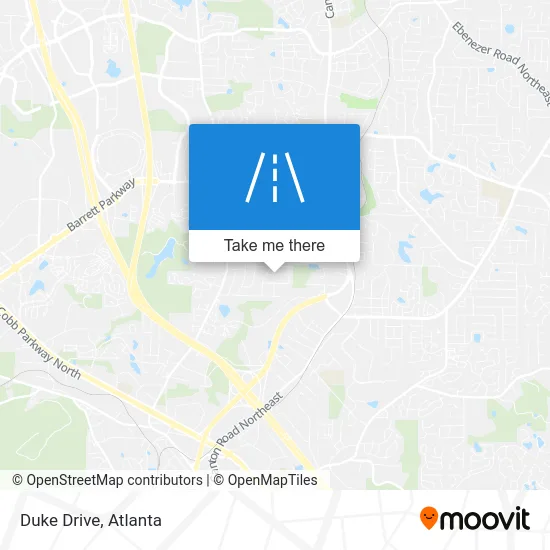 Duke Drive map