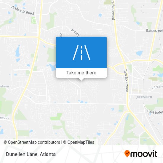 Mapa de Dunellen Lane