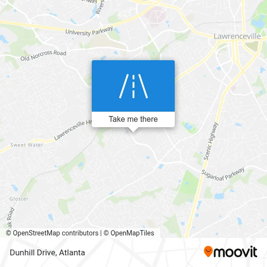 Dunhill Drive map