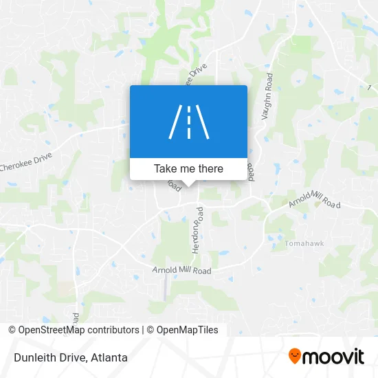 Dunleith Drive map