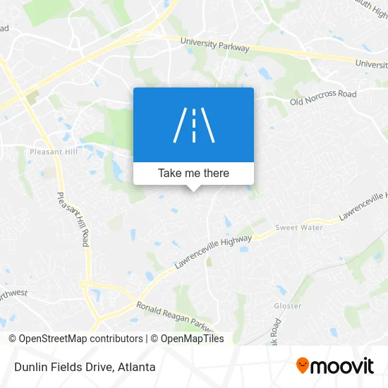 Dunlin Fields Drive map
