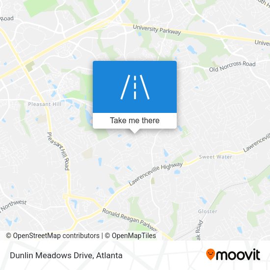 Mapa de Dunlin Meadows Drive