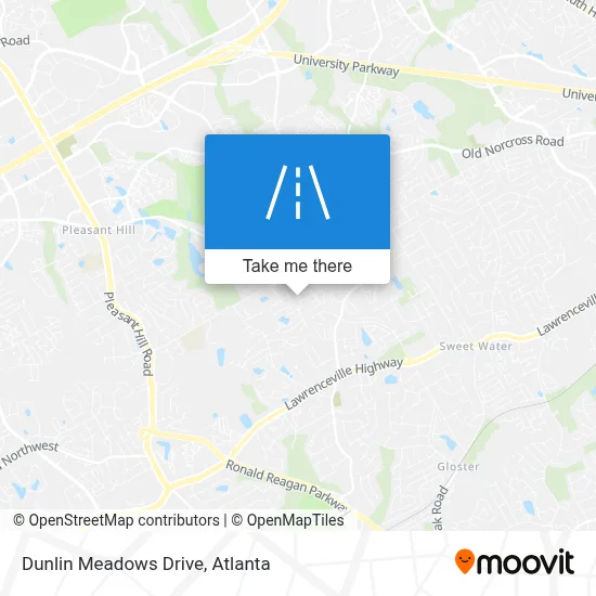 Dunlin Meadows Drive map
