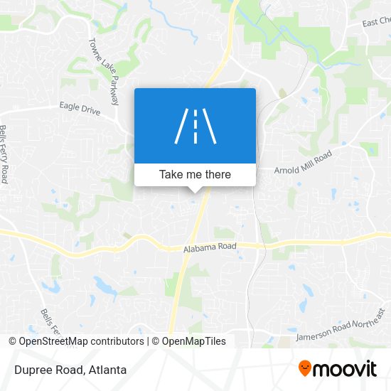 Mapa de Dupree Road