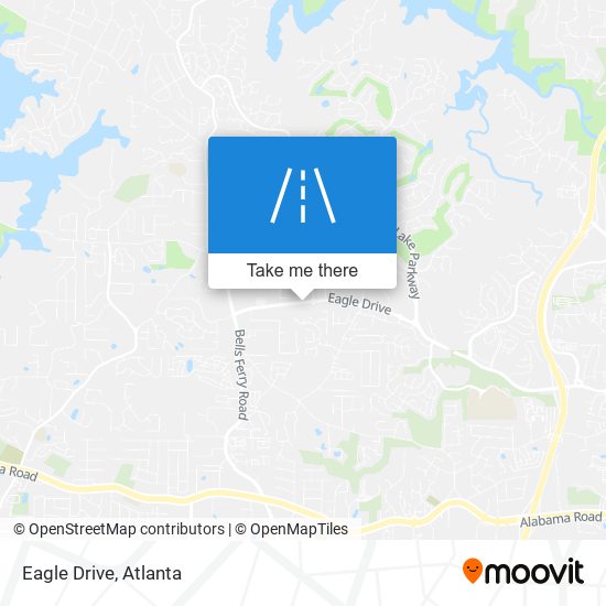 Eagle Drive map